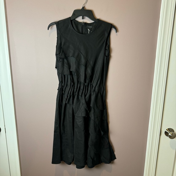 COS Black Layered Sleeveless Dress - Size 4 - Picture 3 of 12